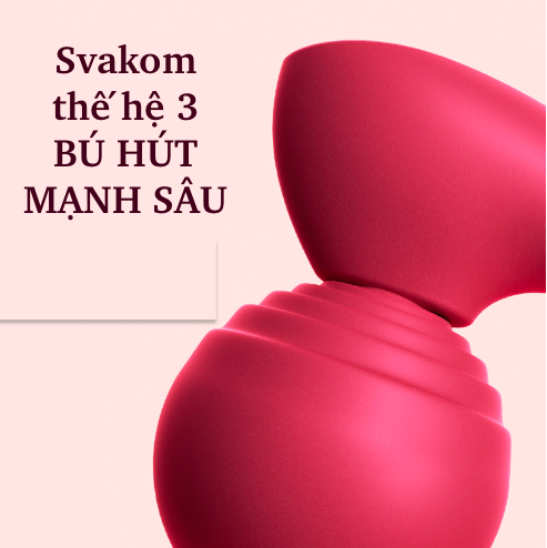 Máy massage Svakom Hill Shoe 2 đầu giày cao gót rung bú hút cực mạnh